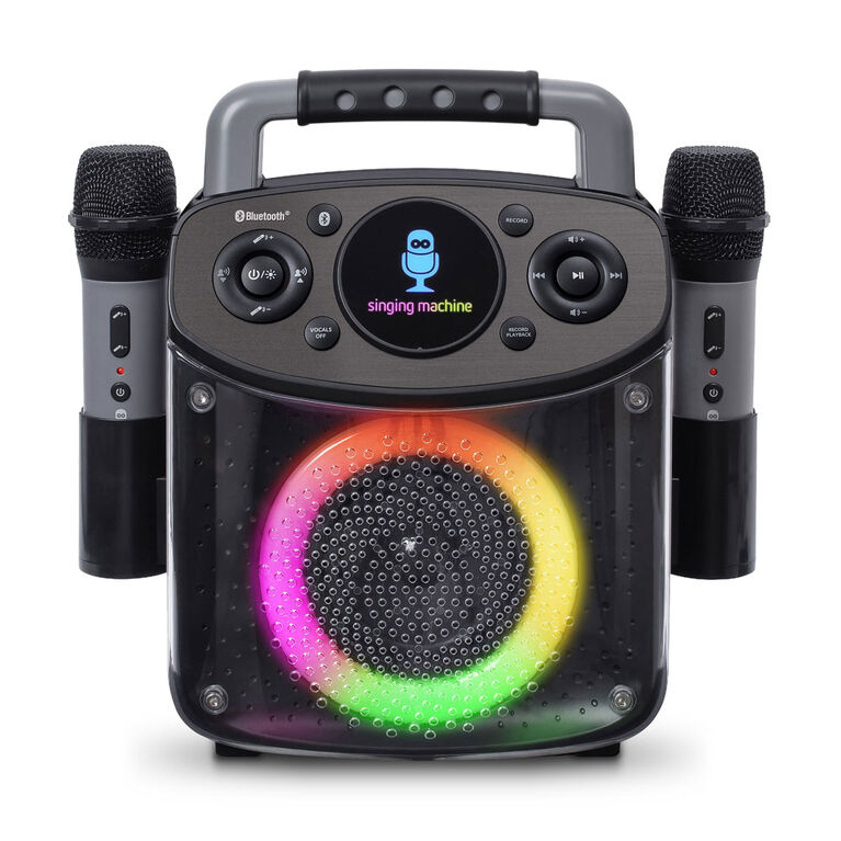 Mini Sparkle Portable Karaoke Machine Black