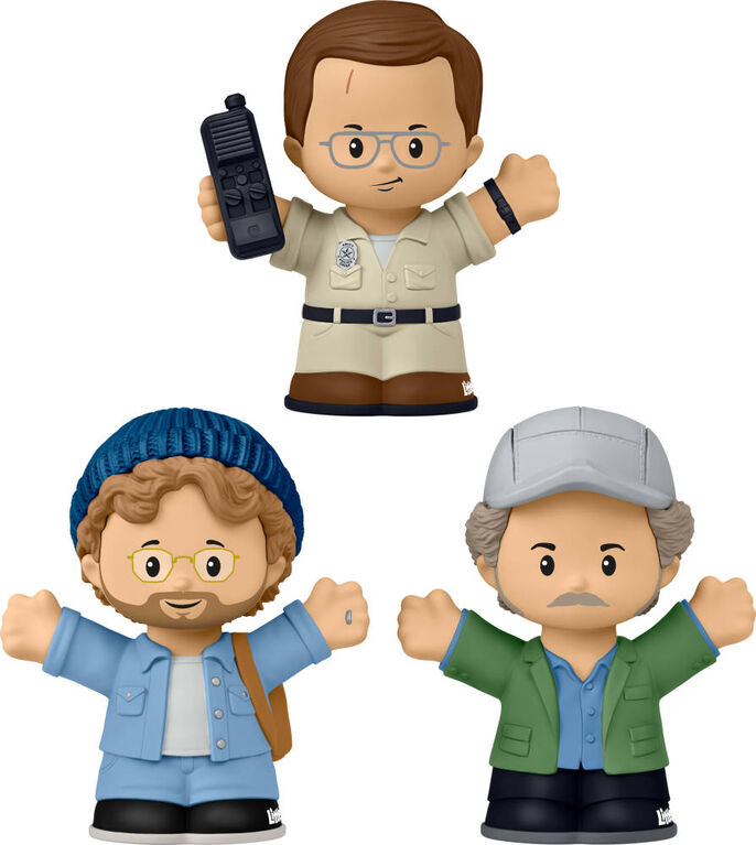 Little People Collector Jaws Movie Special Edition Set for Adults & Fans, 3 Figures