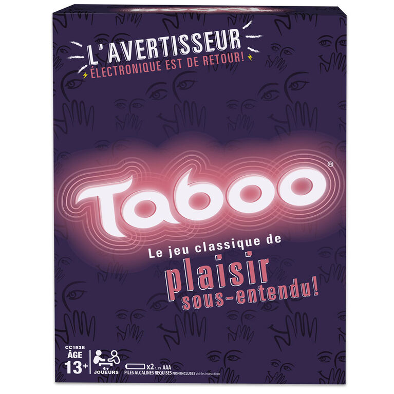 Hasbro Gaming - Taboo Game - French Edition - styles may vary