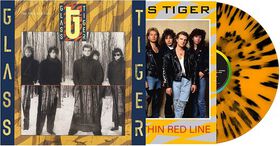 Glass Tiger - Thin Red Line ['Tiger Striped' Colored Vinyl]