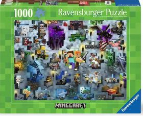 Ravensburger Minecraft Mobs Challenge 1000 Pc Puzzle