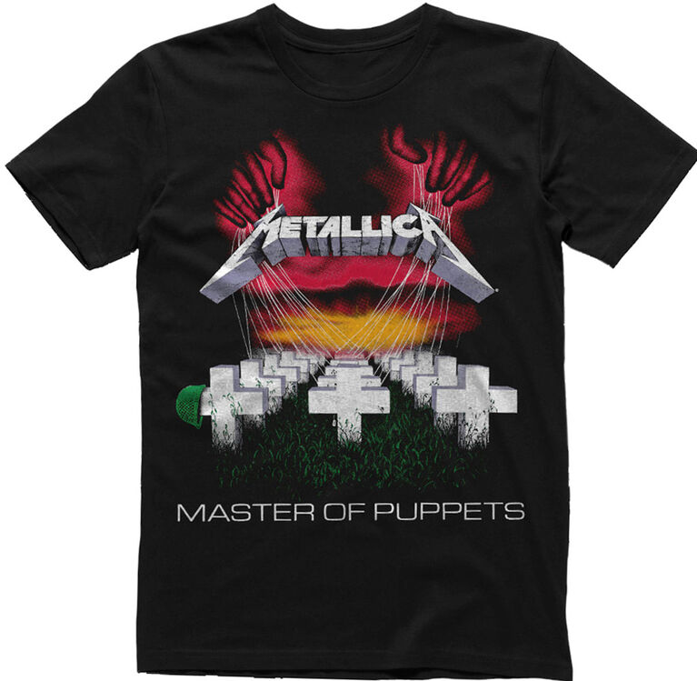 Metallica-Master of Puppets- Black T-Shirt