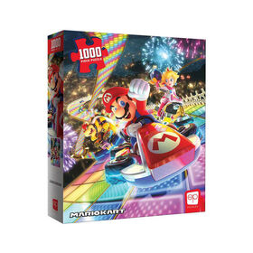 USAopoly Mario Kart "Rainbow Road" 1000 Piece Puzzle - English Edition