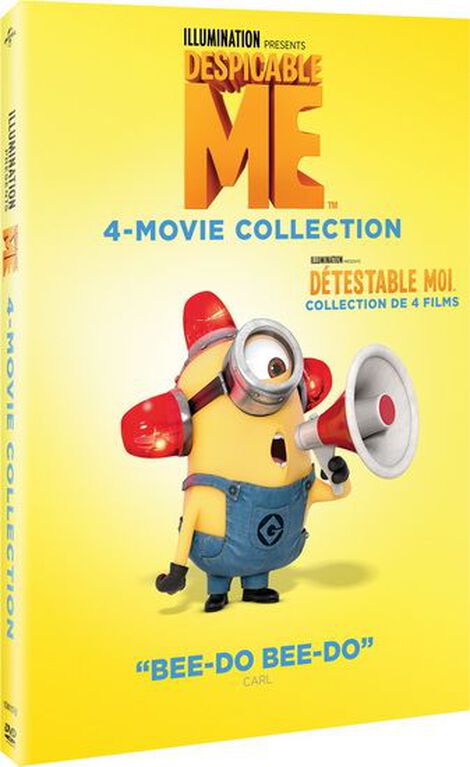 Illumination Presents: 4-Movie Collection (Despicable Me / Despicable Me 2 / Despicable Me 3 / Minions)