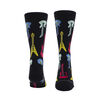 Electric Guitar Knit-In Crew Sock, Black, Men's