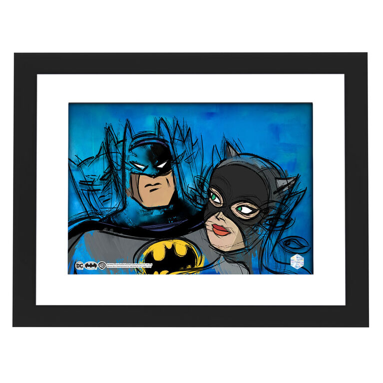 Pop Art Animation Cel Artist Edition - Batman & Catwoman