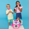 Mini Sparkle Portable Karaoke Machine Pink