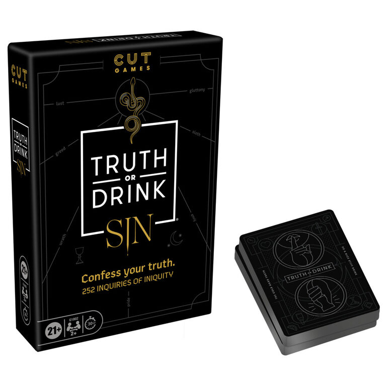 Truth or Drink: Sin Edition Party Game for Adults Ages 21+ - English Edition