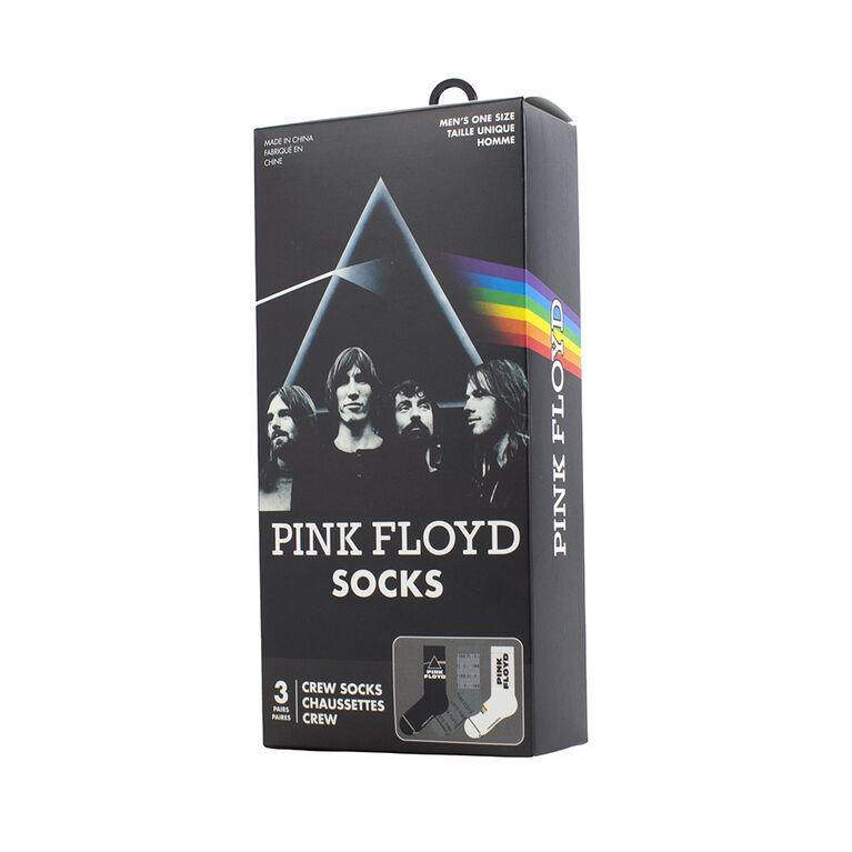 Pink Floyd 3-Pack Gift Box, Black, Men's