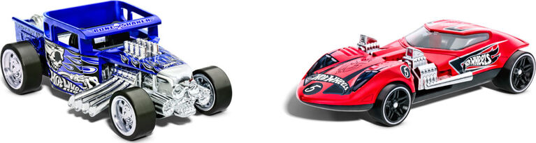 Hot Wheels 2 V&eacute;hicules &agrave; R&eacute;trofriction Coffret &eacute;chelle 1/43