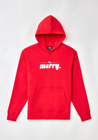 Northern Reflections Adult Merry Hoodie Red