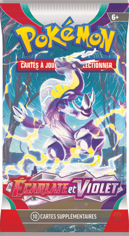 Pokemon Scarlet and Violet Sleeved Booster - French Edition