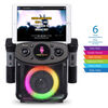Mini Sparkle Portable Karaoke Machine Black