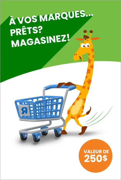 Gagnez une virée de magasinage GRATUITE*!
