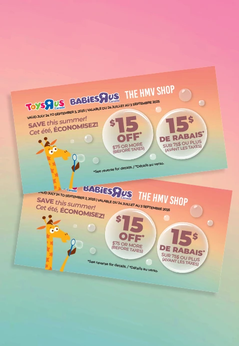 Profitez de votre coupon de 15$ DE RABAIS