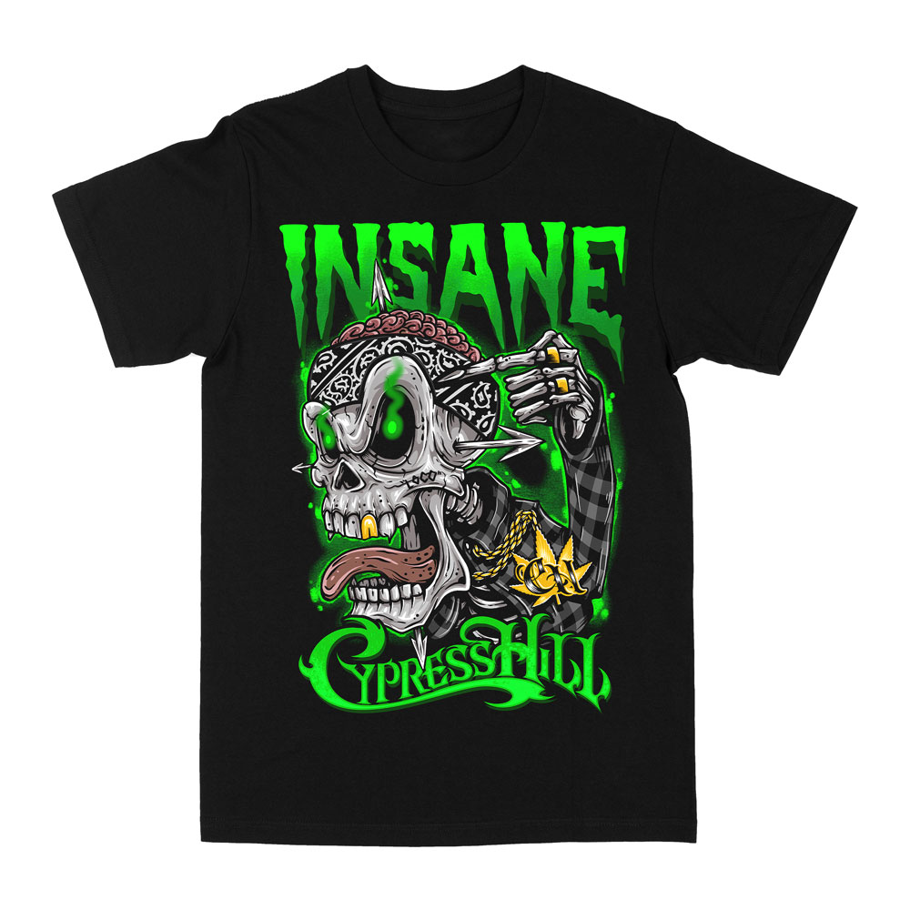 Cypress Hill Insane- Black T-Shirt Cypress Hill Insane- Black T-Shirt