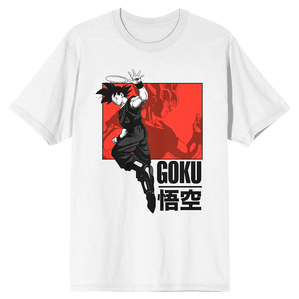 Dragon Ball Z Goku Kanji White T Shirt