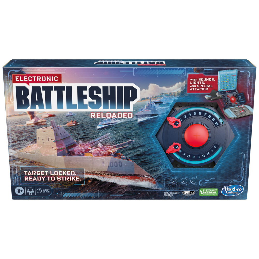 Electronic Battleship Board Game for Kids 1 2 Players Strategy Naval Combat Game English Edition Toys R Us Canada