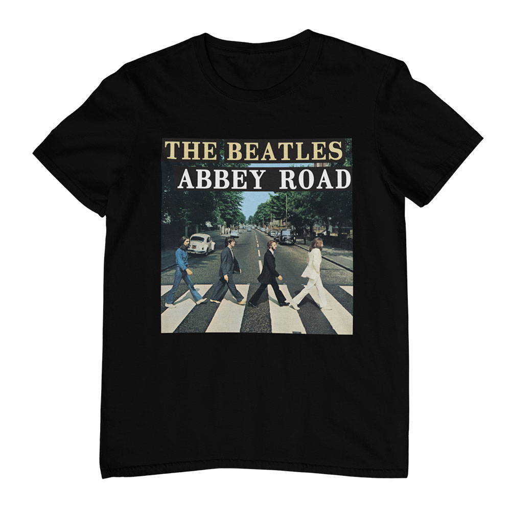 [87MM]Mmlg★UNISEX★ABBEY ROAD HF-T The Beatles Abbey Road John Lennon Rock Official Tee T-Shirt